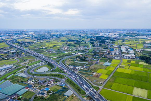 遠方の土地の場合